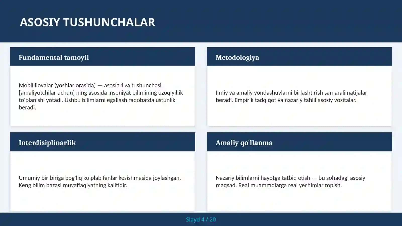 Mobil ilovalar (yoshlar orasida) — asoslari va tushunchasi [amaliyotchilar uchun] 4