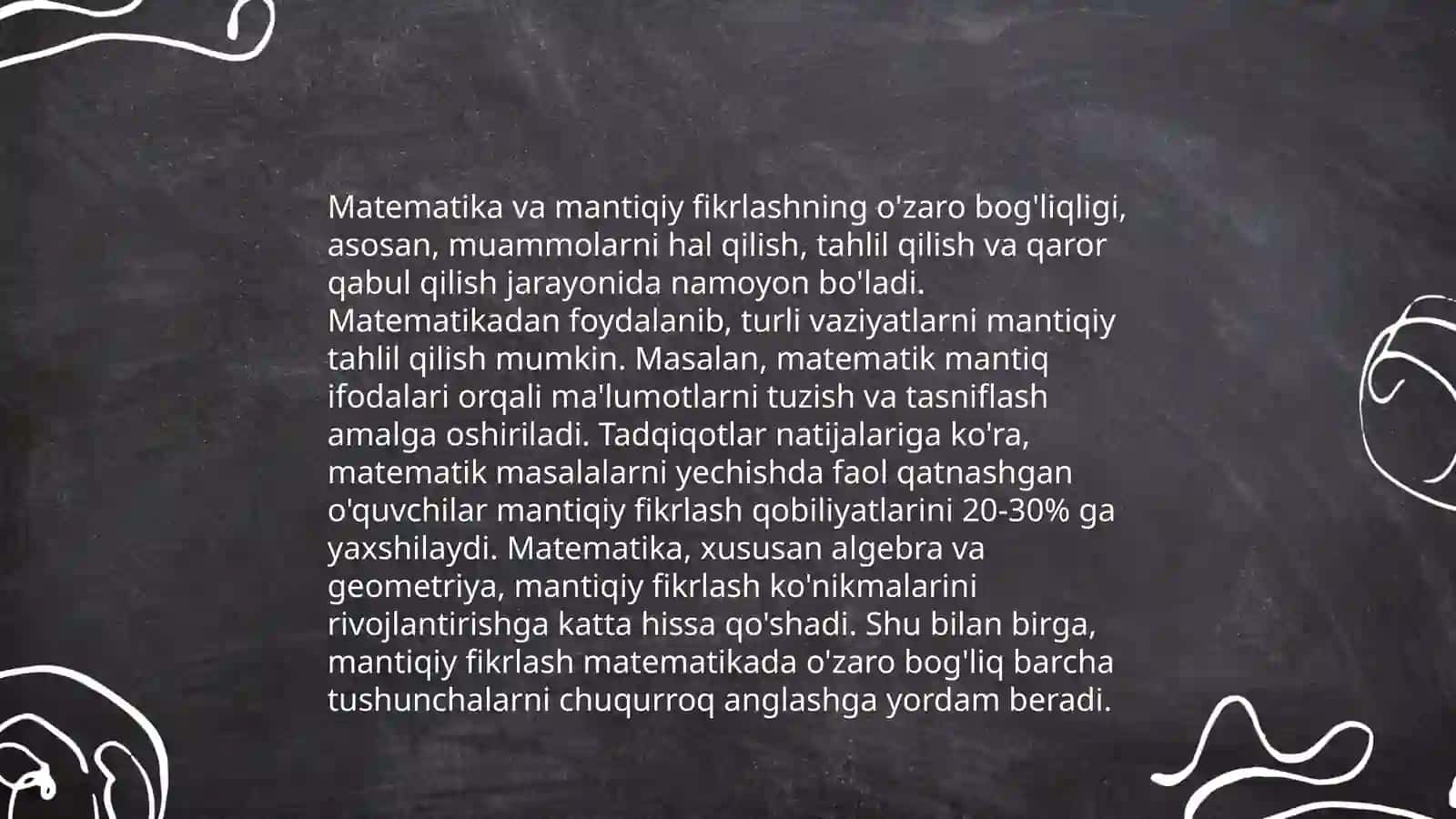 Boshlangʻich sinf matematika darslarida mantiqiy fikrlashni rivojlantirish fanining didaktik tamoyillari 4