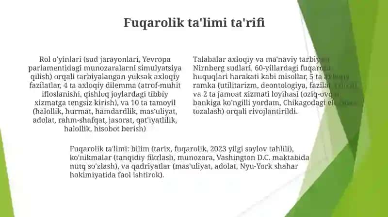 Fuqaroliktarbiyasi.Oquvchilarningyuksakma’naviyaxloqiytarbiyasi 4