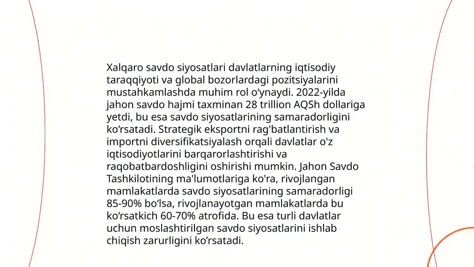 Jahon iqtisodiyoti globallashuvi jarayonlari natijalarining davlatlarmiqyosida tahlili 4