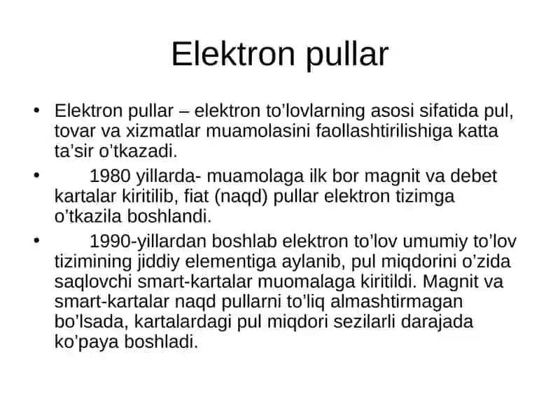 Elektron tijorat texnologiyasi 4