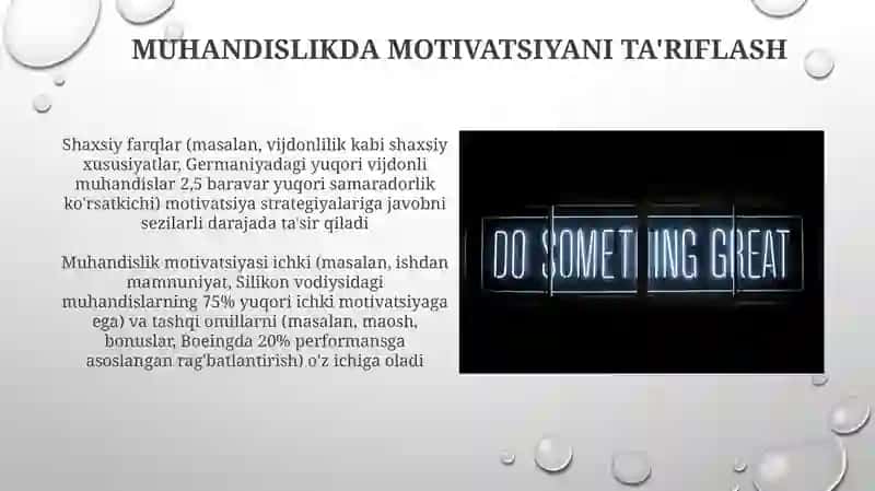 Muhandislik faoliyatida motivatsiya va ishchilarning xususiyatlari 4
