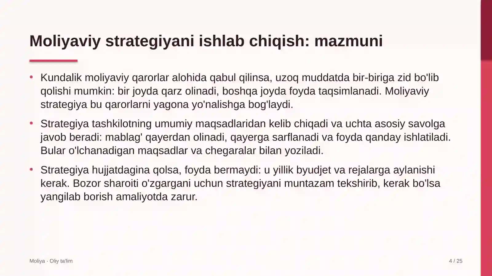 shaharsozlikda moliyaviy strategiyani ishlab chiqish 8756 4
