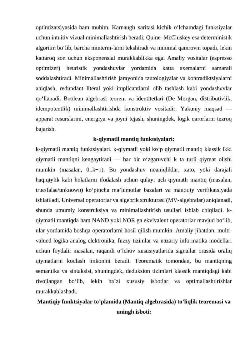 Algoritmik modellar 4