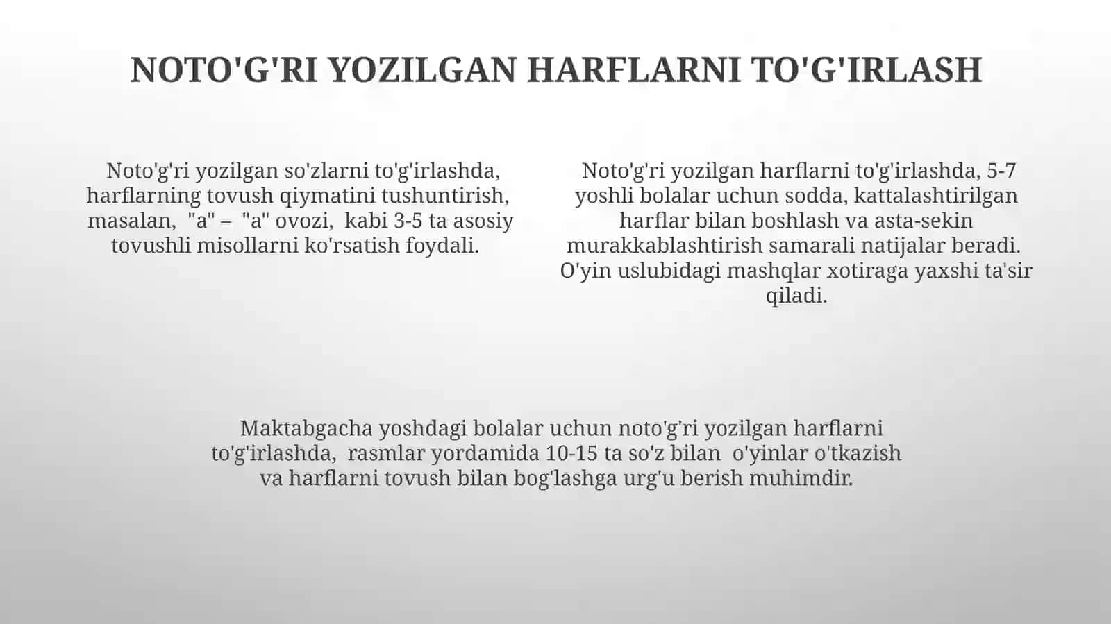 Orfografik Mashqlar 4