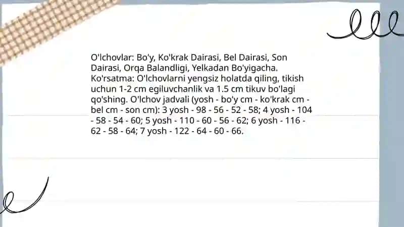 Kiyim texnologiyasi 4