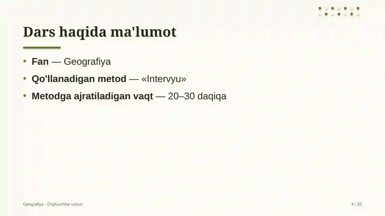 geografiya darslarida intervyu metodidan foydalanish 9553 4