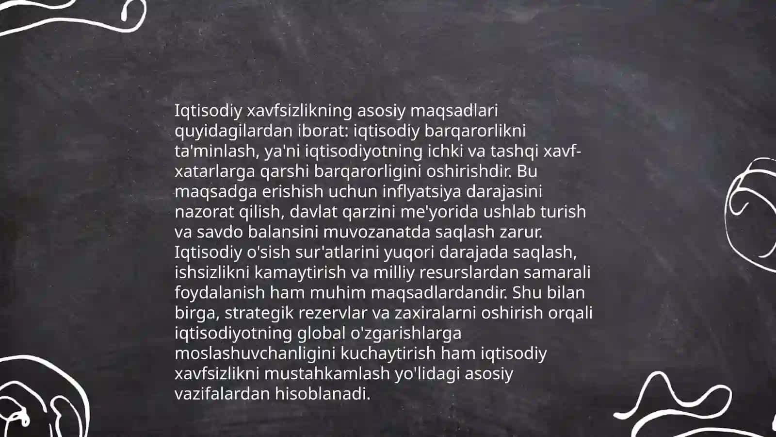 Milliy va iqtisodiy xavfsizlik tushunchalarining qanday oʻxshash va farqli jihatlari bor 4