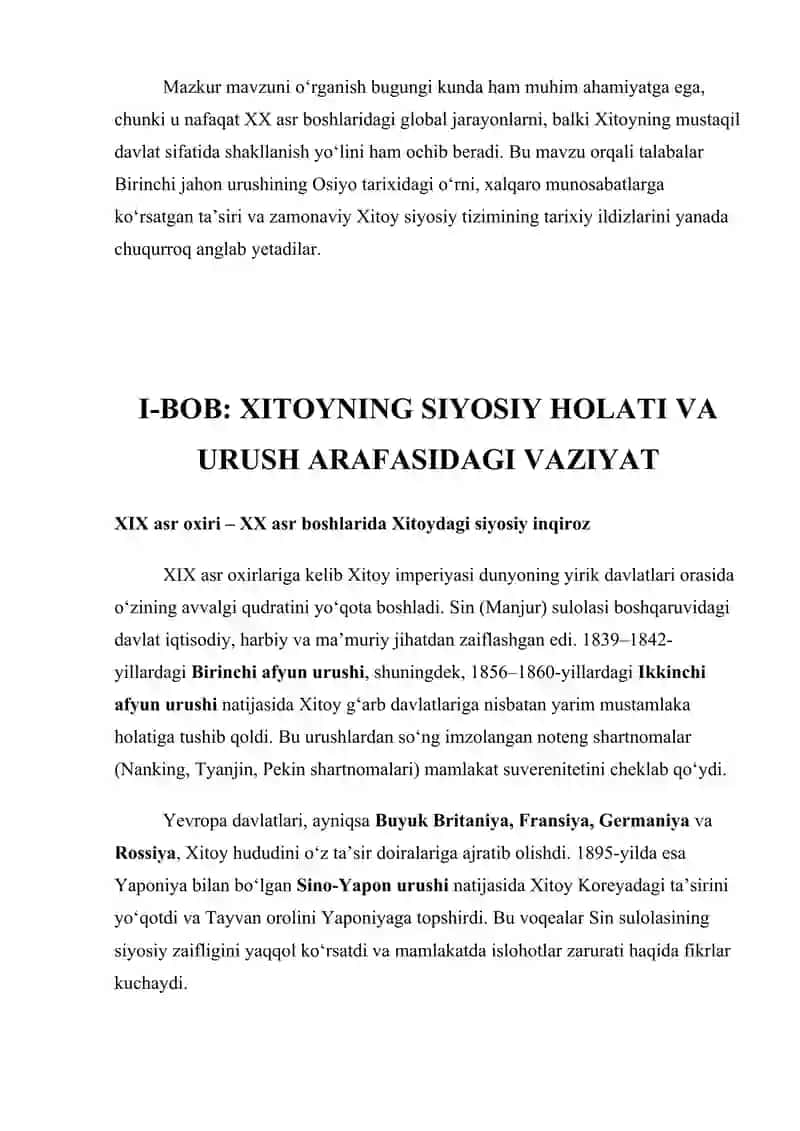 Birinchi jahon urushi davrida Xitoy. 4