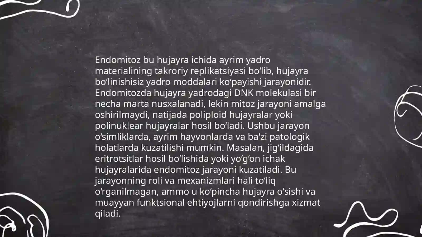 Amitoz va endomitoz 4