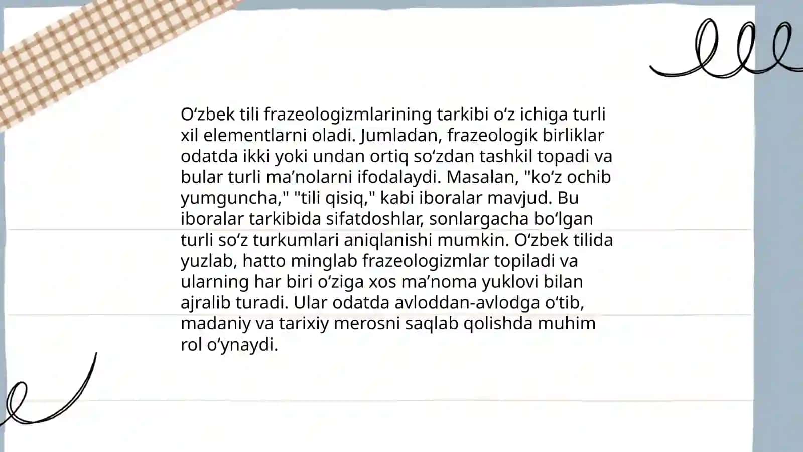 Oʻzbek tili fraziologiyasi 4
