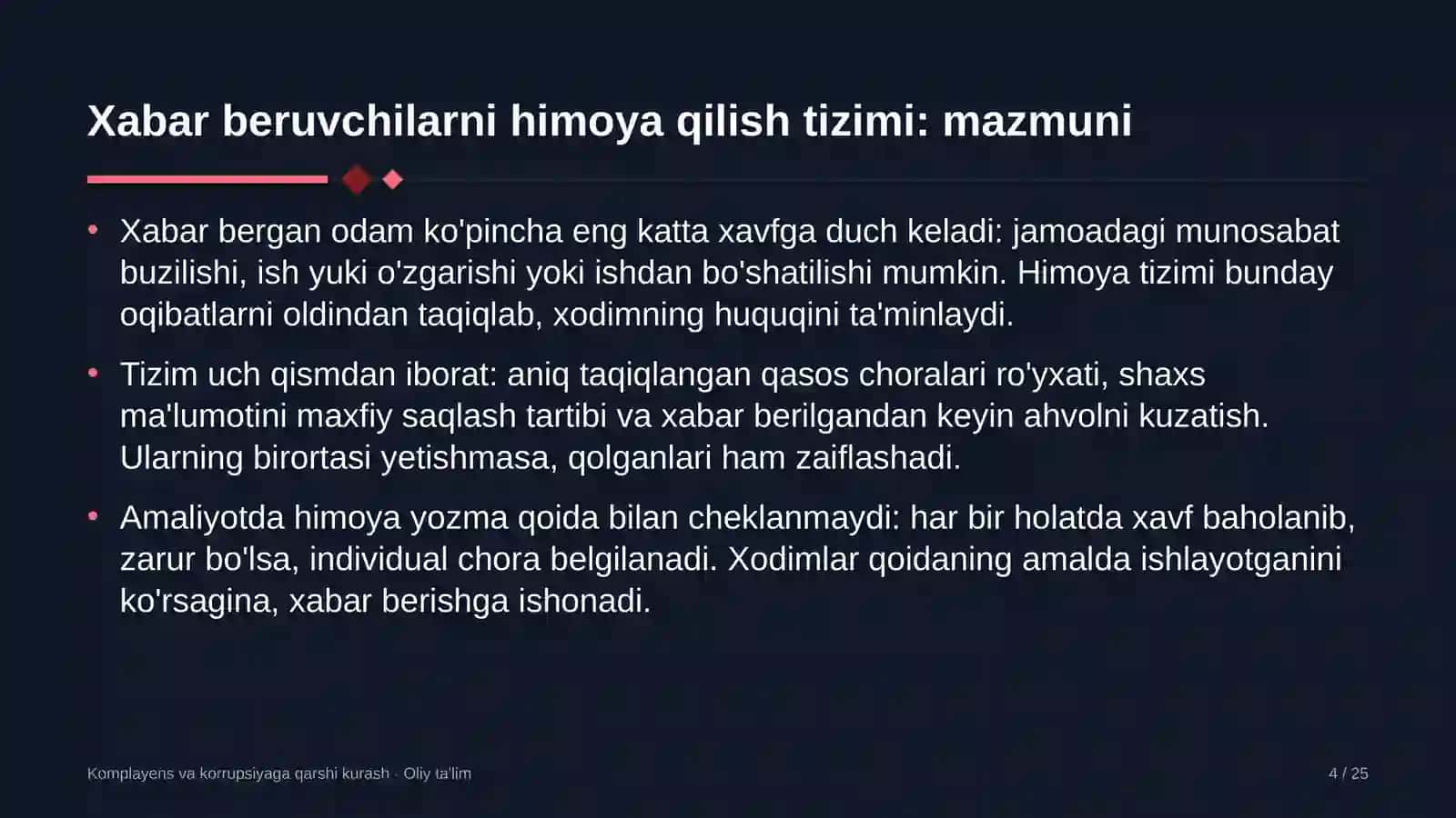 sanatoriy kurort muassasalarida xabar beruvchilarni himoya qilish tizimi 2273 4