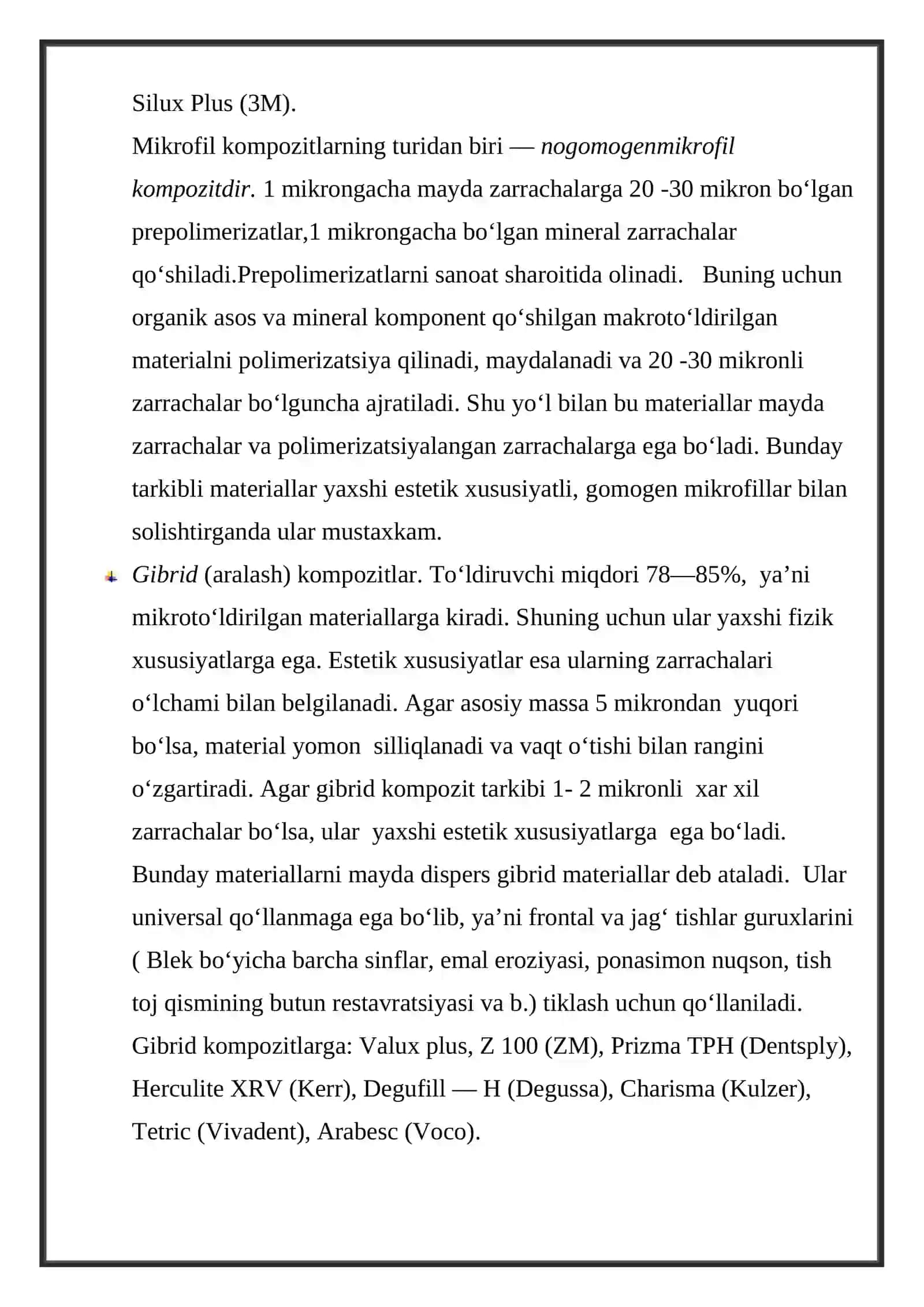 Stomatologiya amaliyotida kompozitlar 4