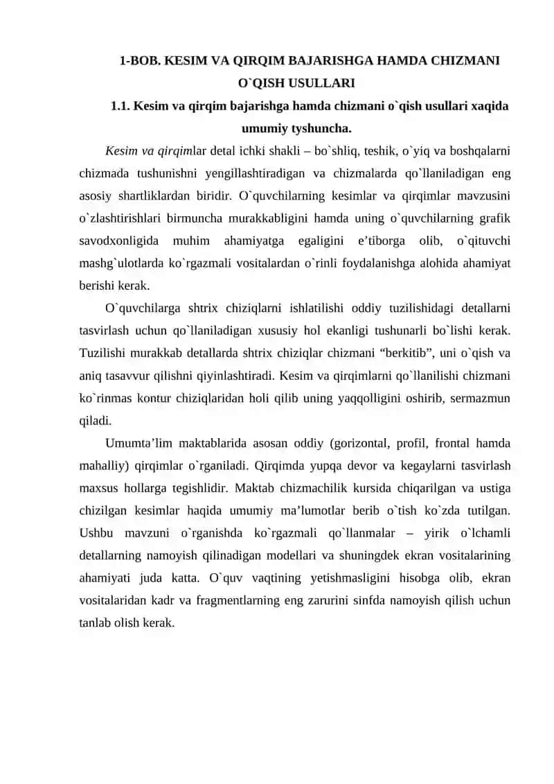 O’QUVCHILARGA KESM VA UNING TURLARI ORGATISH METODIKASI 4