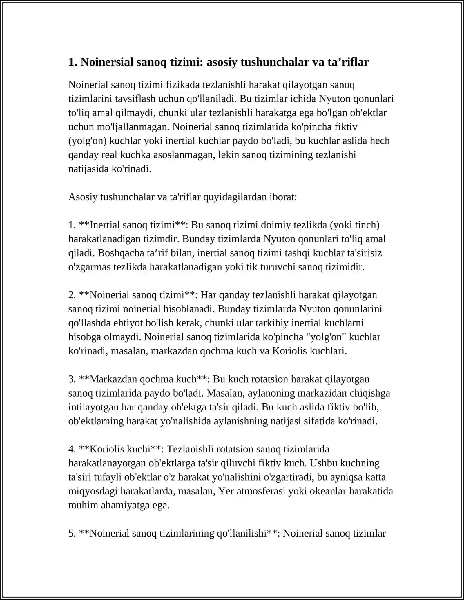NOINERSIAL SANOQ TIZIMLARIDAGI INERSIYA KUCHLARI 4
