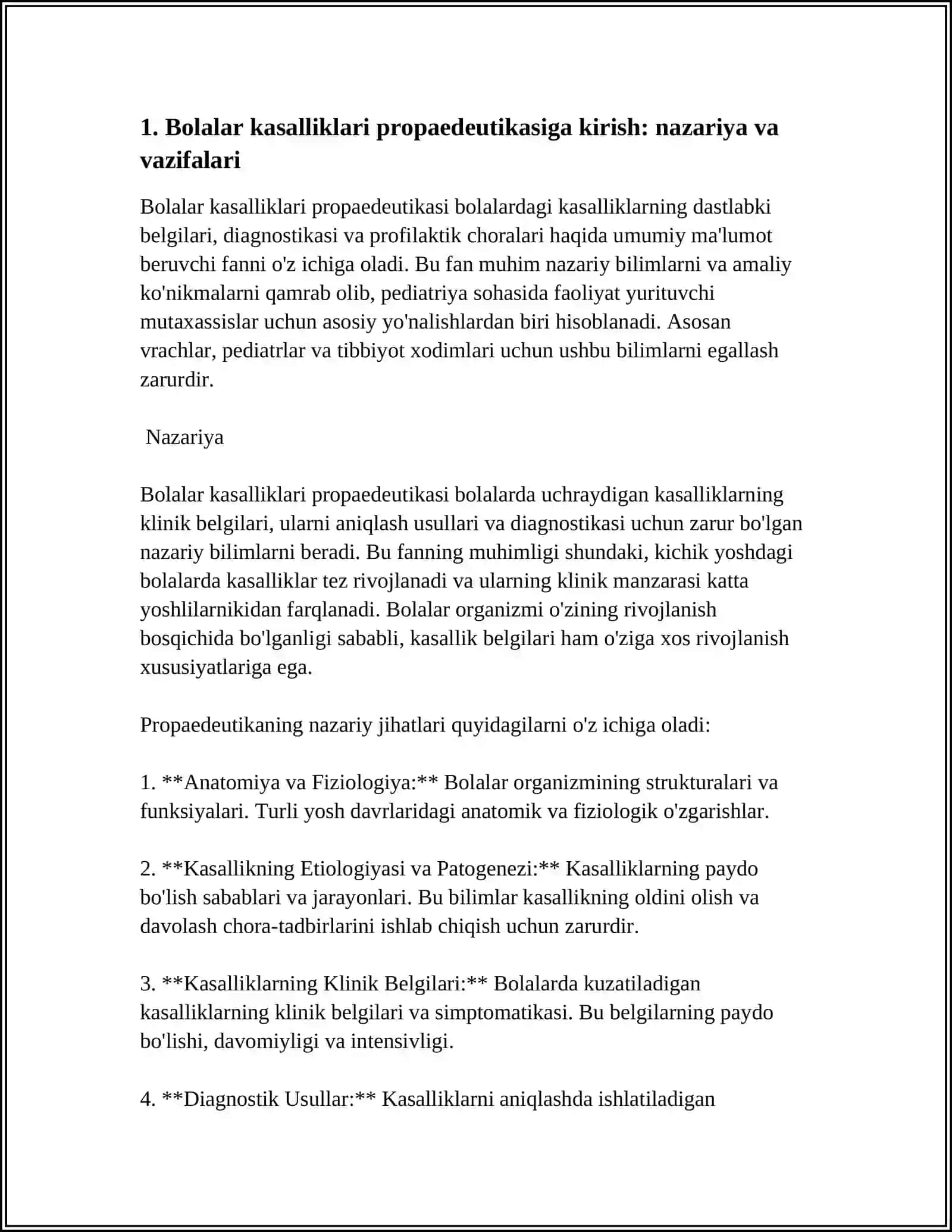 Bolalar kasalliklari propaedeutikasiga kirish 4