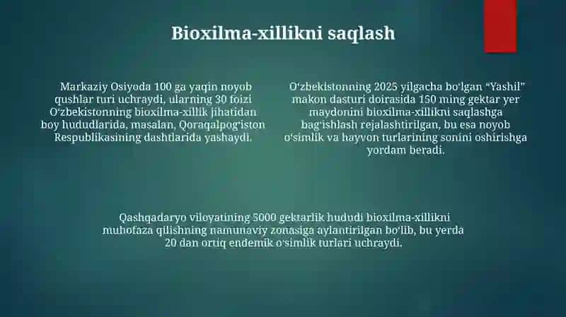 Tabiiy boyliklardan oqilona foydalanish 4