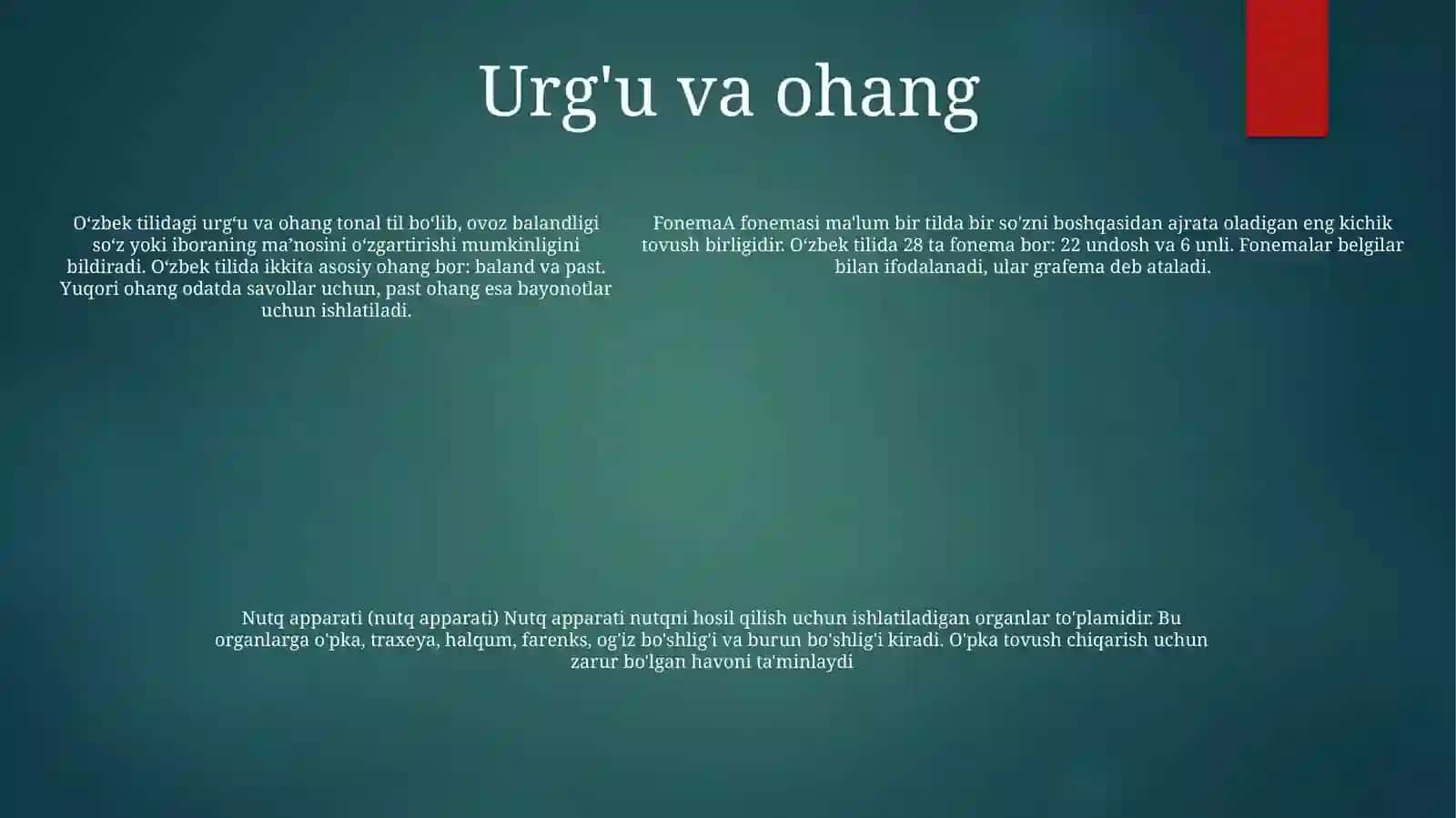Fonetika Va Fonologiya 4