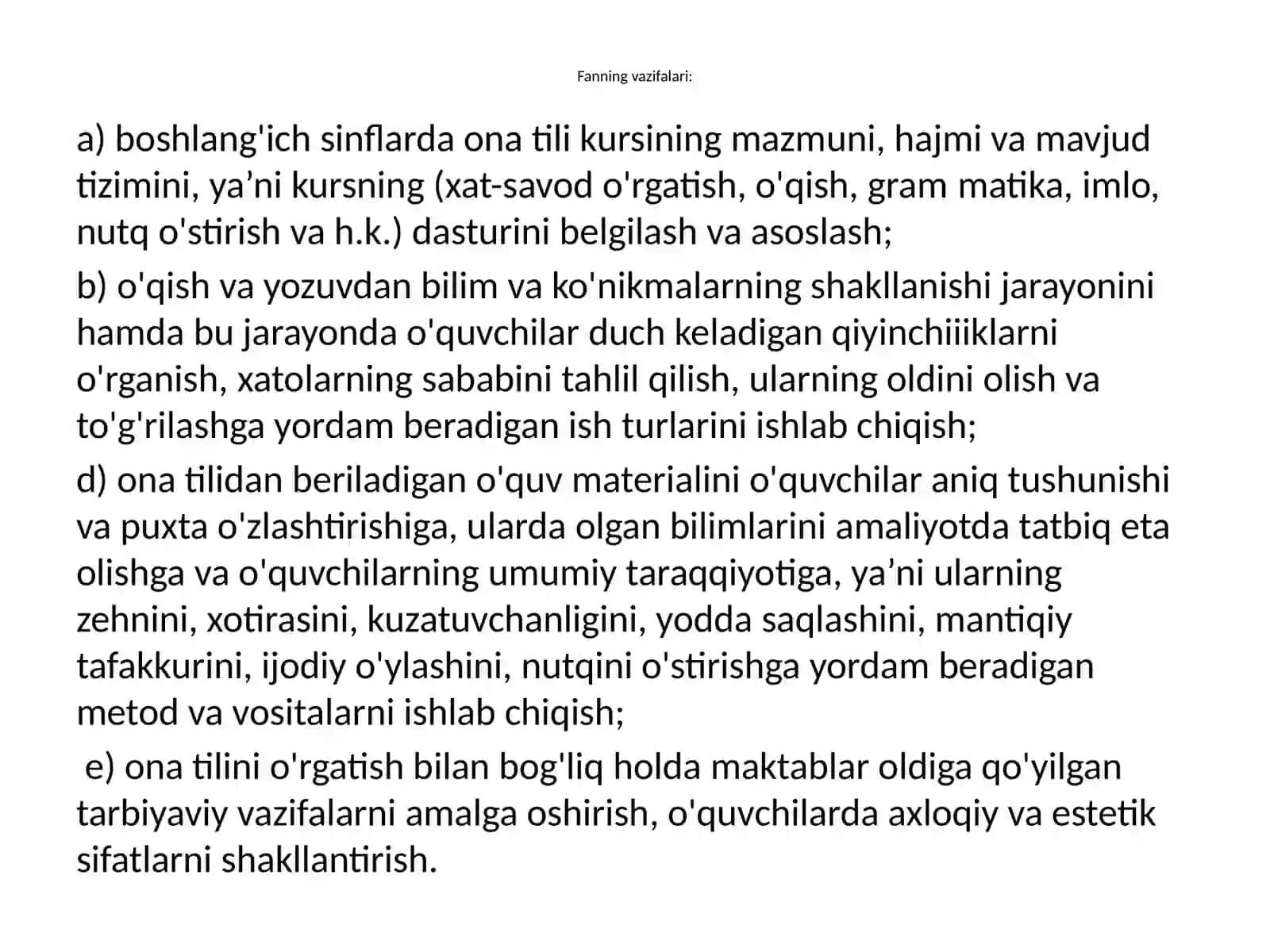Boshlang`ich ta’limda ona tili oqitish metodologiyasi 4