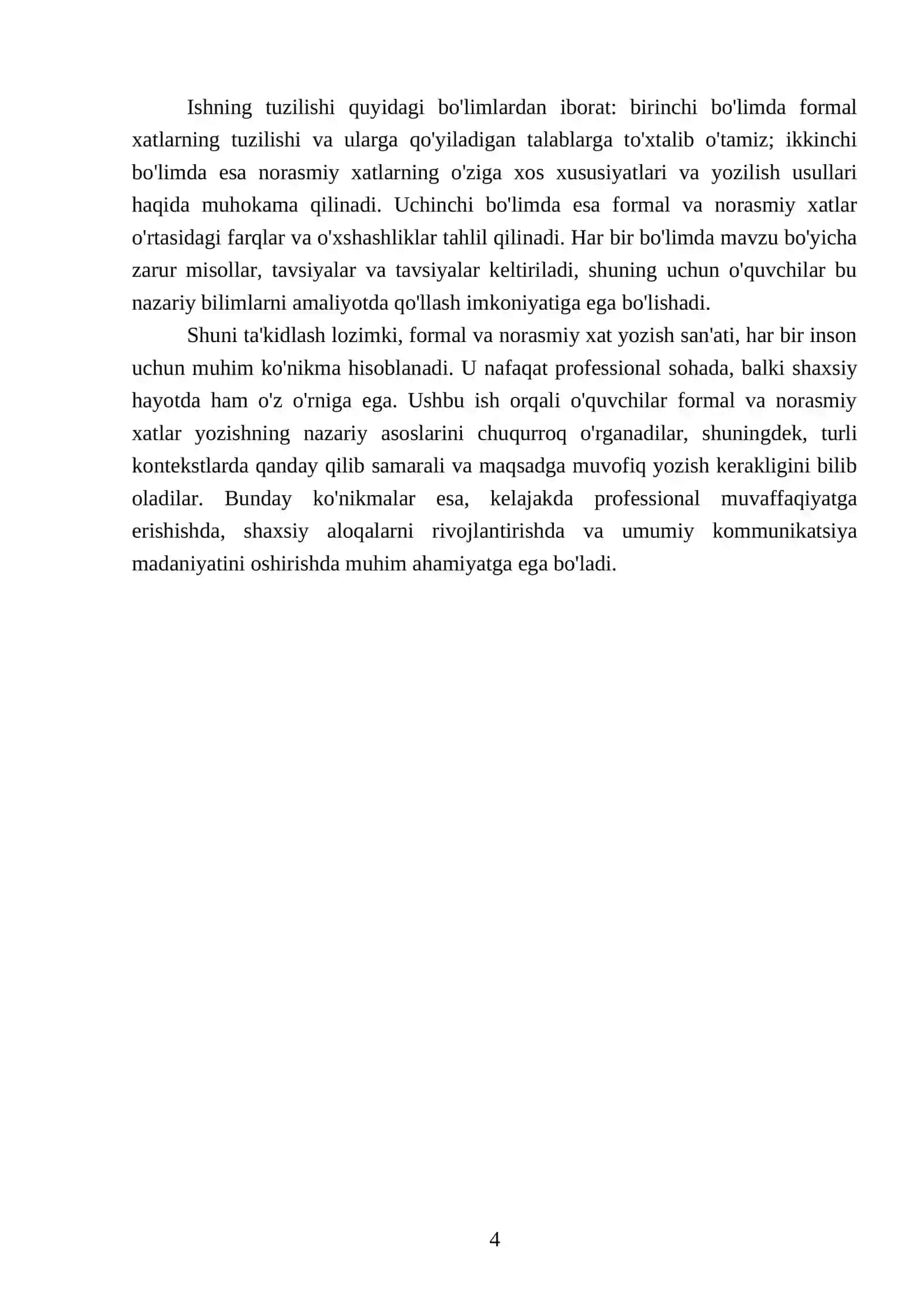 Formal and informal letters 4