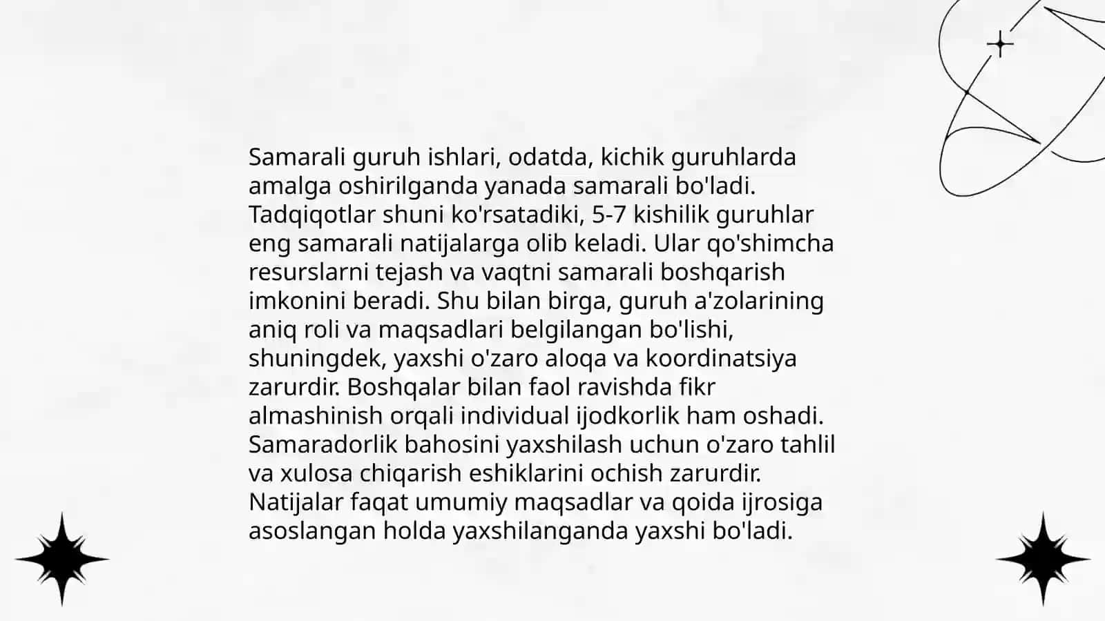 Birgalikda o'qitish metodlari 4