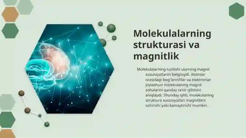Molekulalarning magnit xususiyati 4