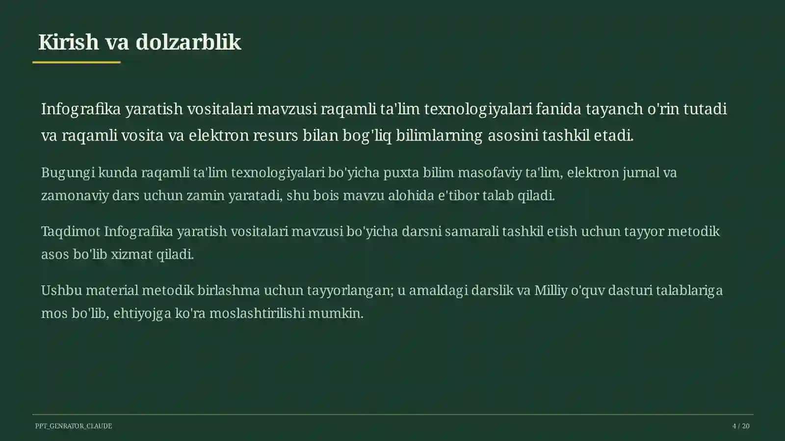 Infografika yaratish vositalari 4