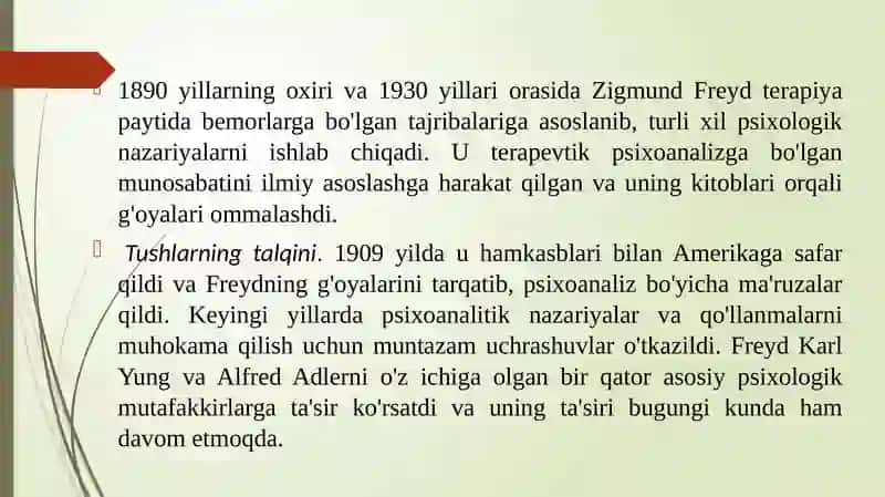 Psixodinamik yondoshuv 4
