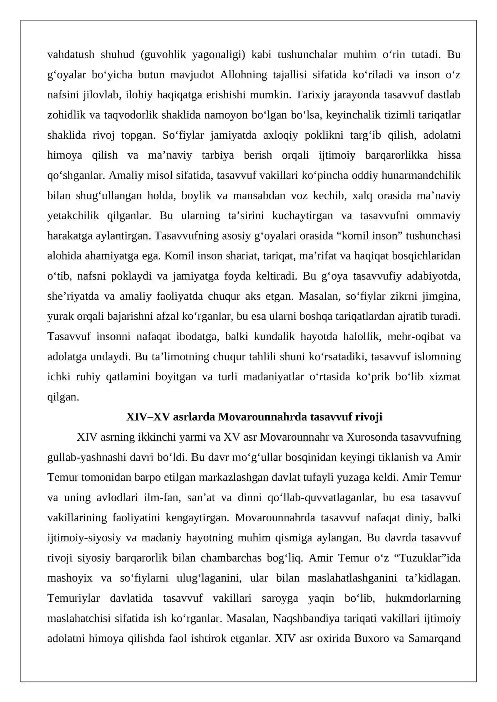 Temuriylar davlatida tasavvuf vakillari faoliyati 4