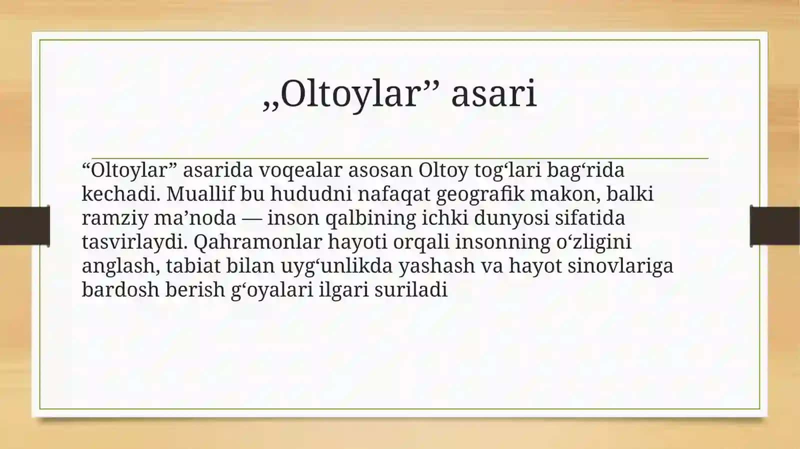 AnvarBo‘ronov,,Oltoylar’’asari 4