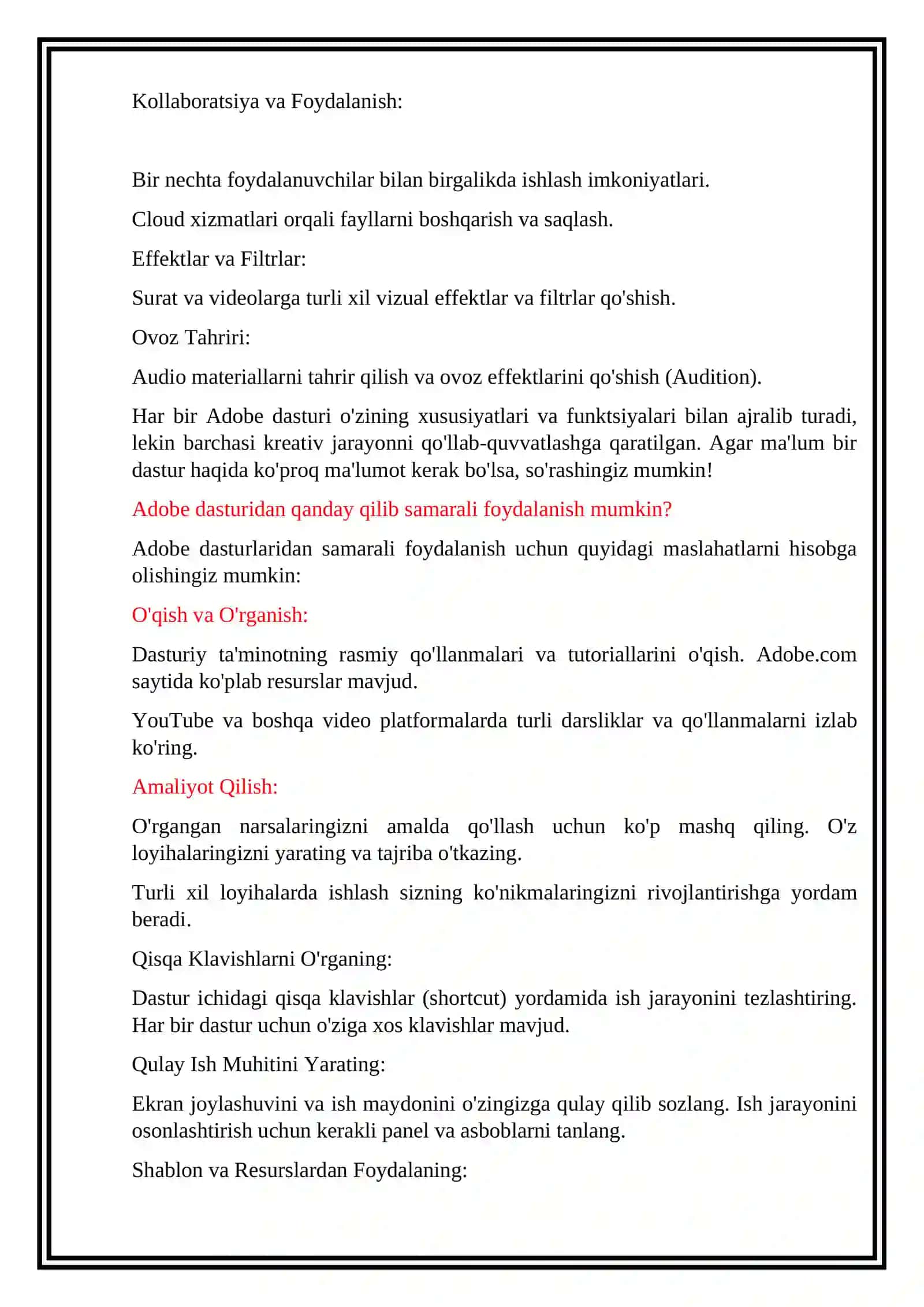 Vektor grafika dasturlari haqida malumot: 4