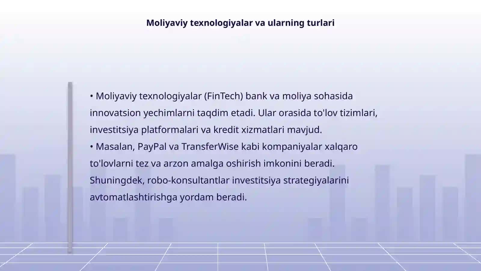 Zamonaviy bank texnologiyalarini 4