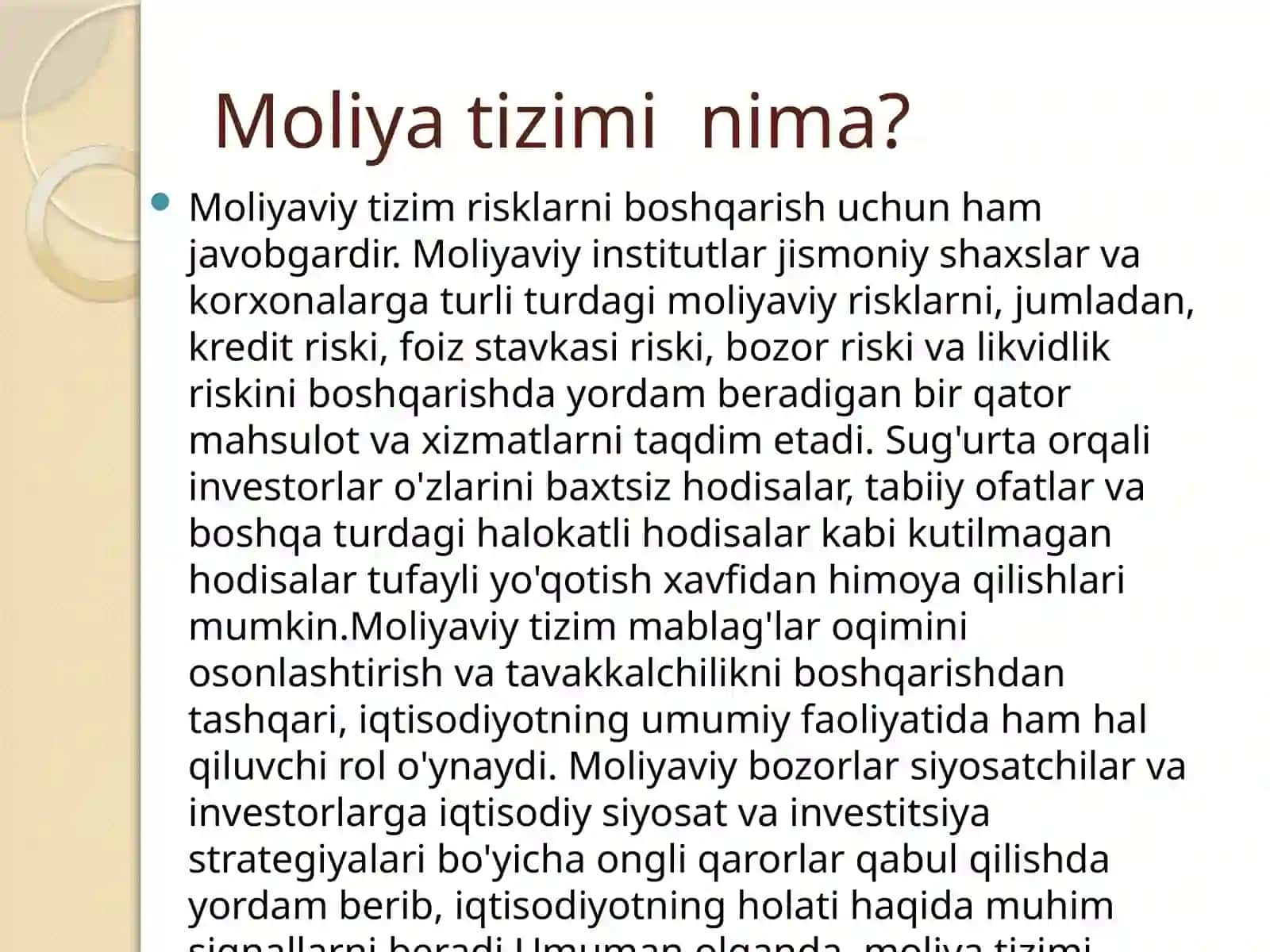 Moliyatizimi daroqamlashtirish transformatsiyasining o'rniva ahmiyati 4