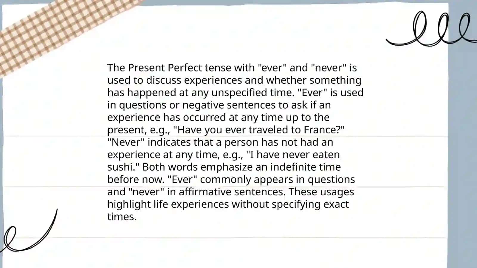 Present Perfect 4