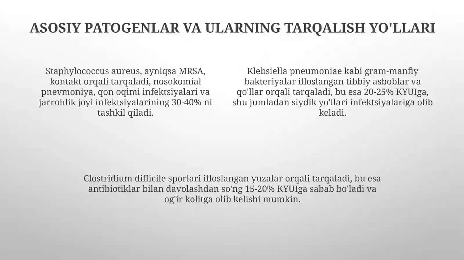 KYUI: Tarqalishi, Sabablari va Asosiy Patogenlar 4