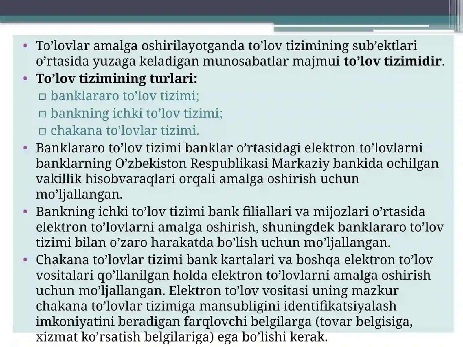 Banklararohisob-kitobLARHISOBI 4