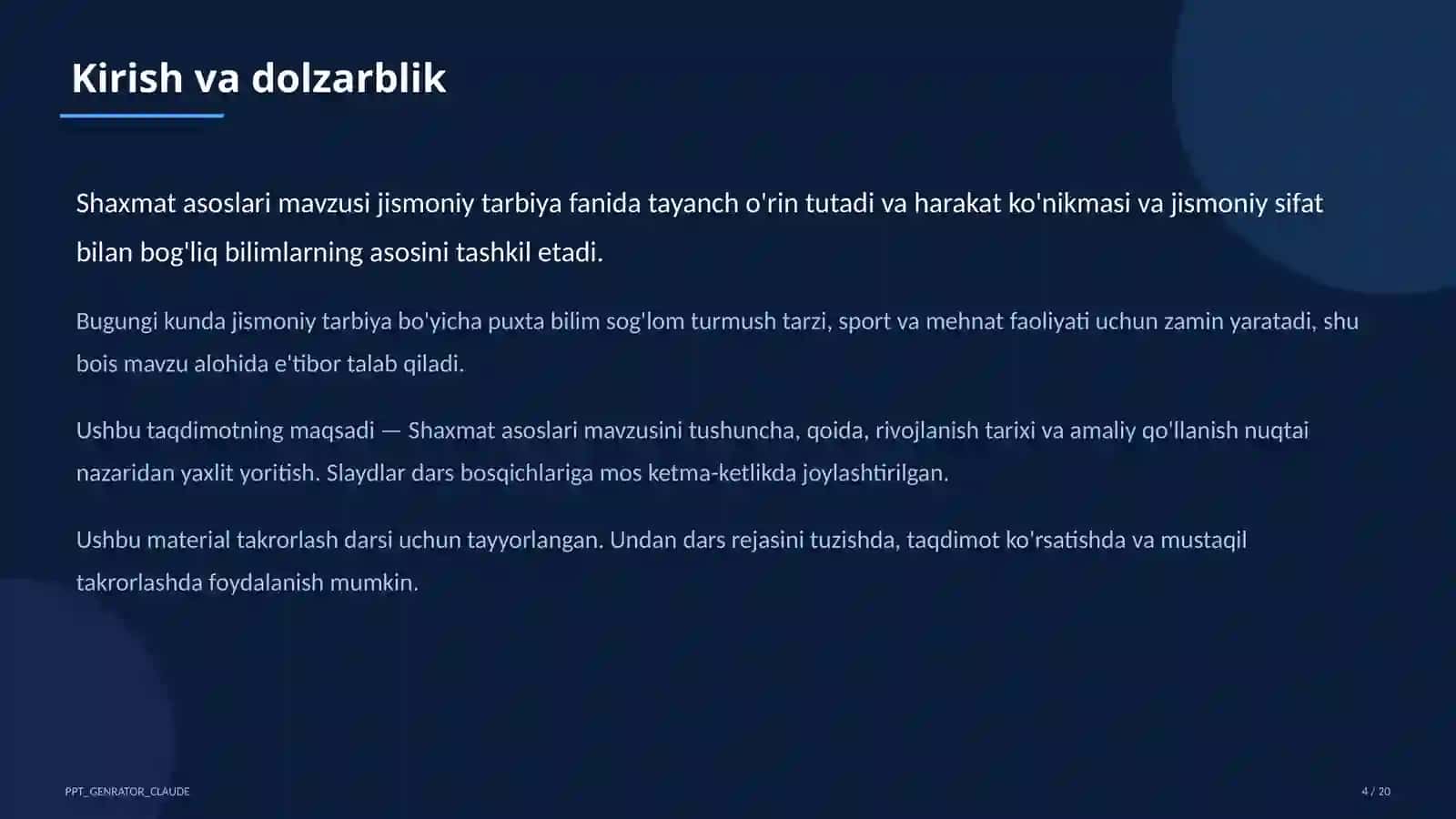 Shaxmat asoslari (4-sinf) 4