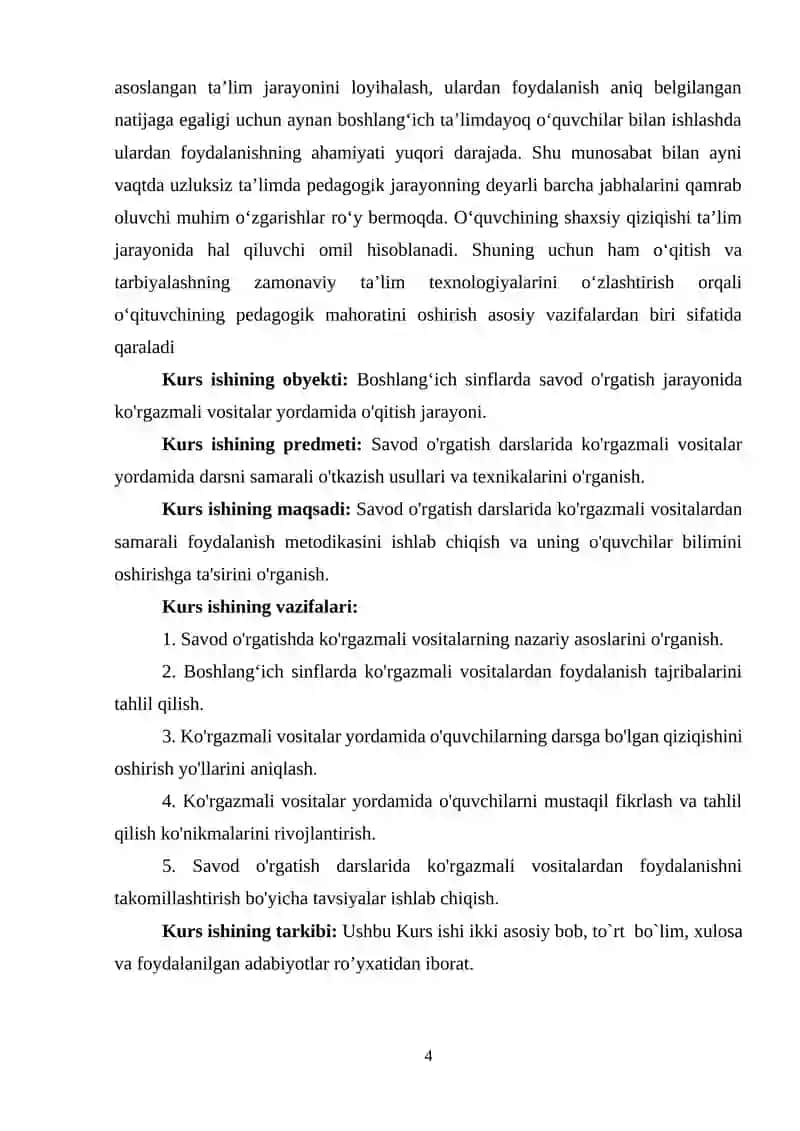 Savod o‘rgatish darslarida ko‘rgazmali vositalardan foydalanish 4