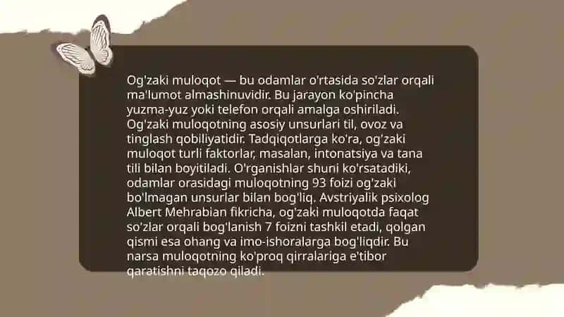 Muloqot va kommunikatsiya by Odina Rahmataliyeva 4