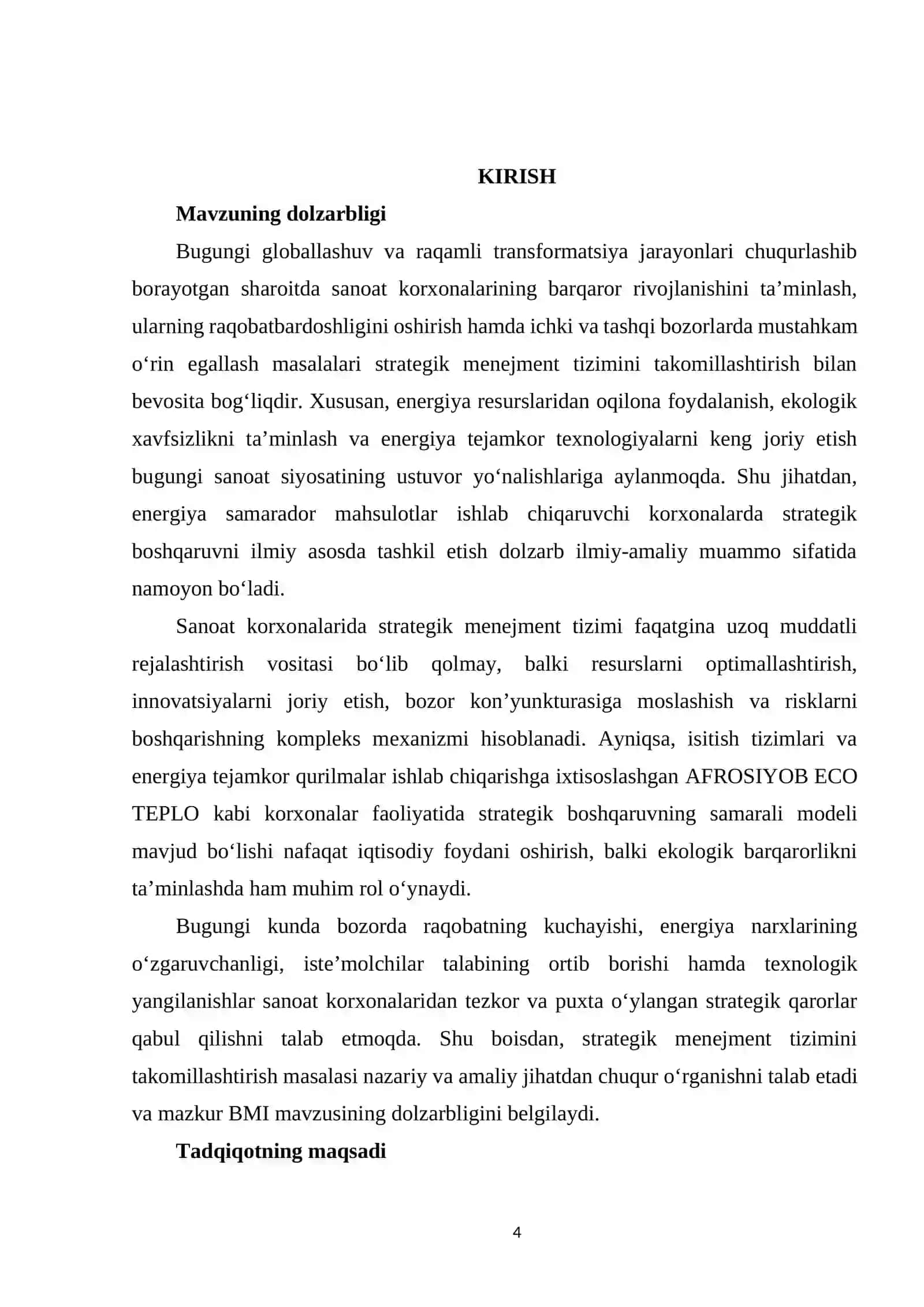 Strategik menejment tizimini takomillashtirish yo‘llari 4