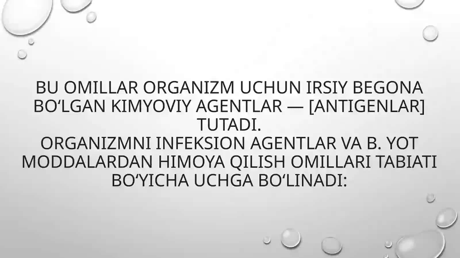 Immunitet haqida tushuncha 4