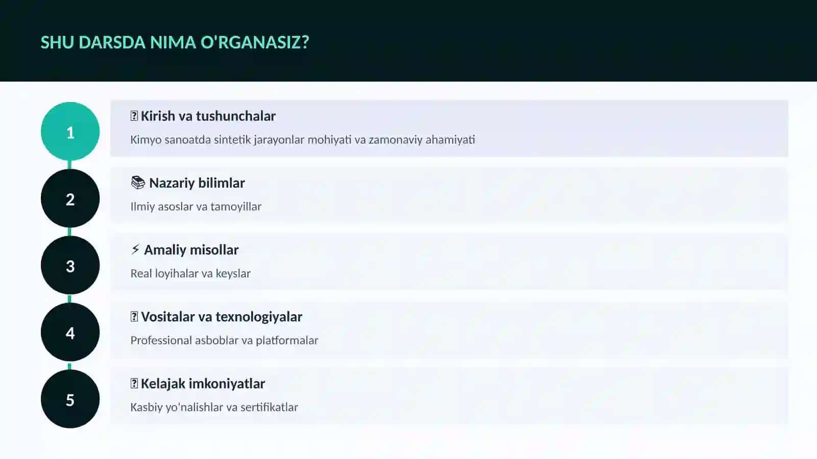 KIMYO SANOATDA SINTETIK JARAYONLAR 4