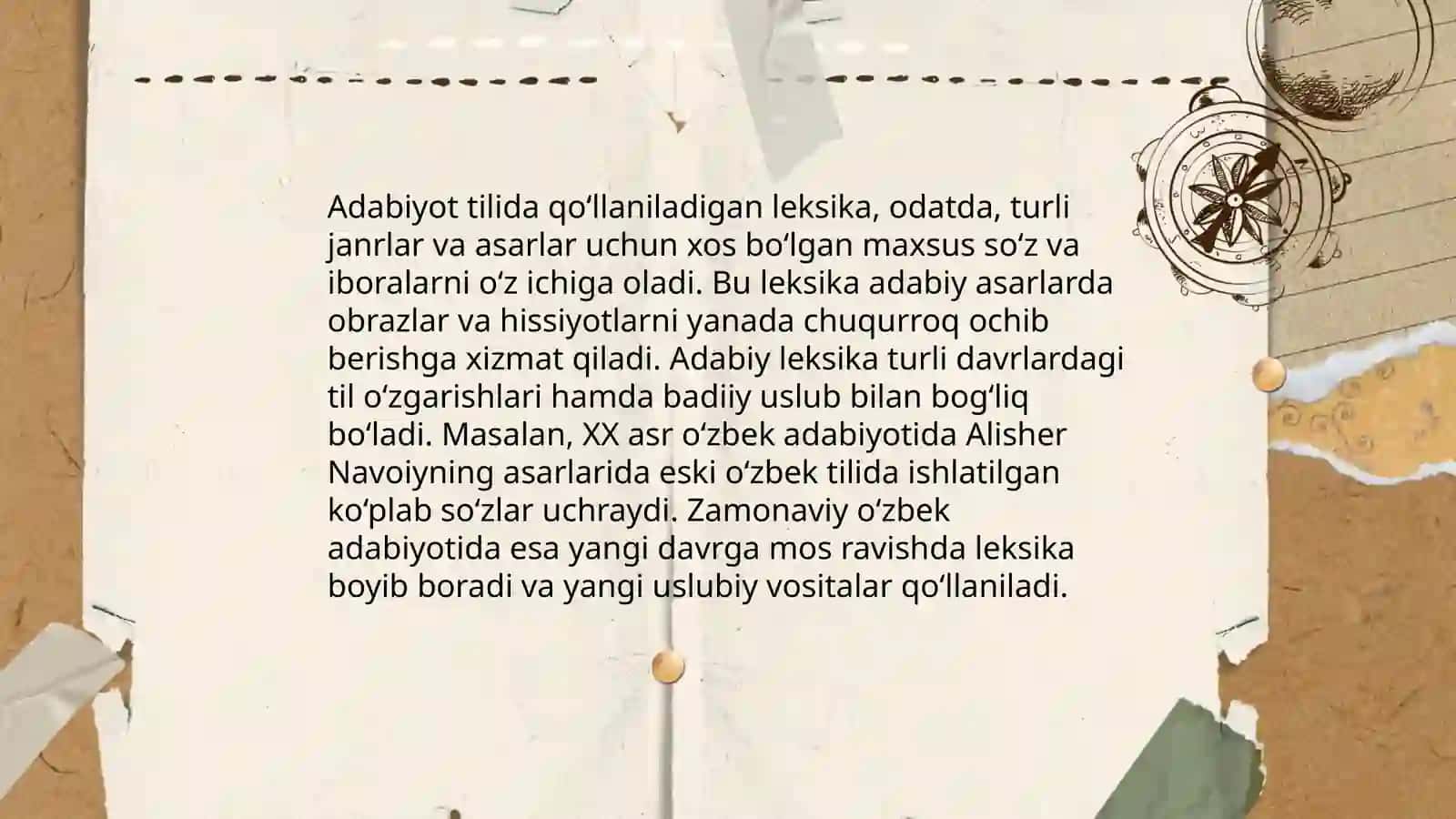 Turkiy tillar leksikasining isteʼmol doirasiga ko'ra tasnifi 4