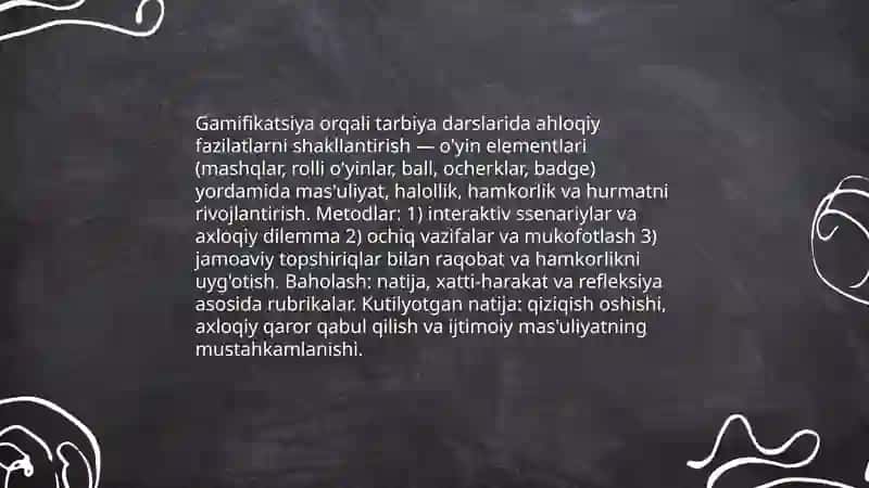 Tarbiya fanini o'qitish innovatsion texnologiyalari 4