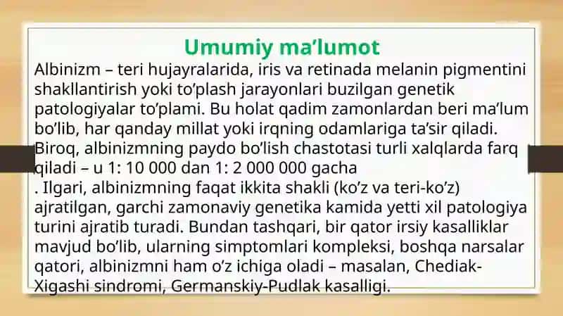 Albinizm 4