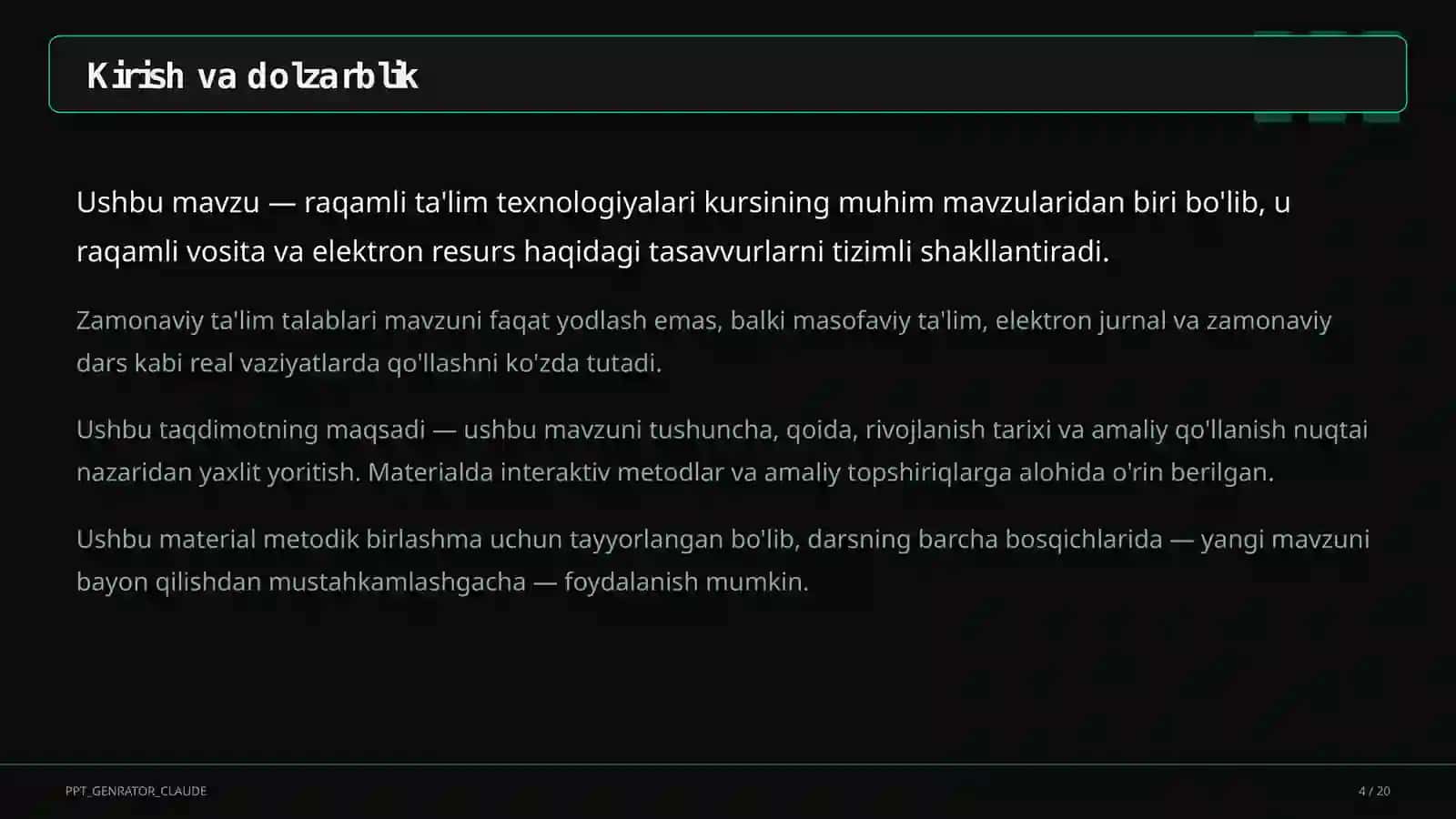 Ta'lim analitikasi: o'quvchi natijalarini tahlil qilish 4
