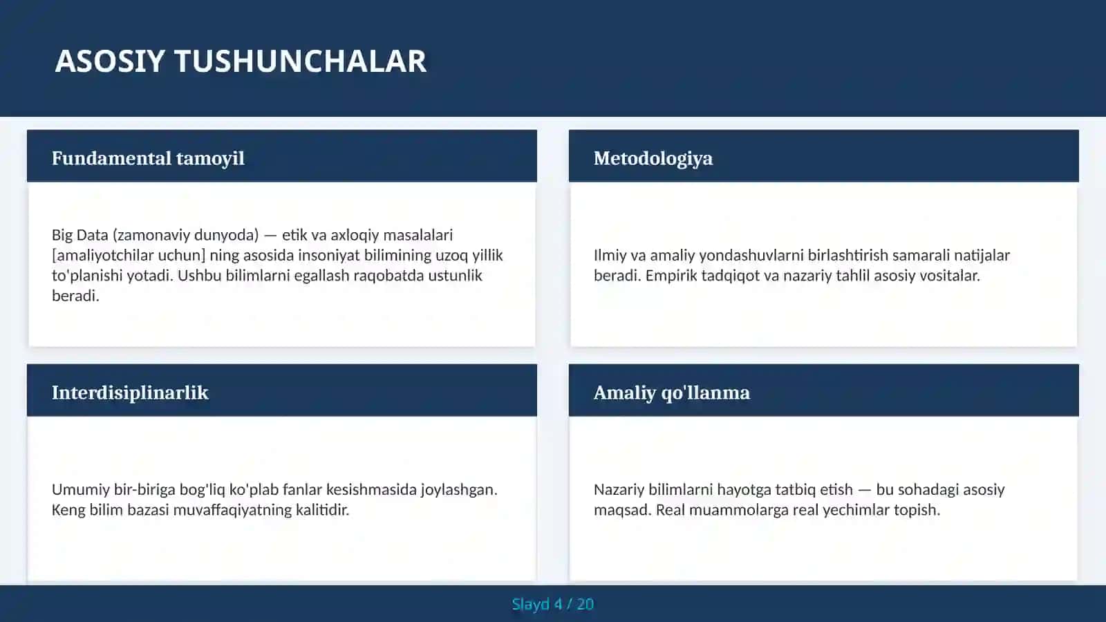 Big Data (Zamonaviy Dunyoda) — Etik va Axloqiy Masalalari [Amaliyotchilar Uchun] 4
