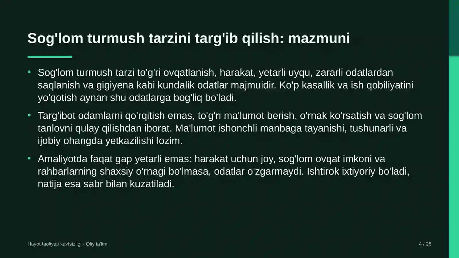 avtomobil bozorlarida sog'lom turmush tarzini targ'ib qilish 3701 4