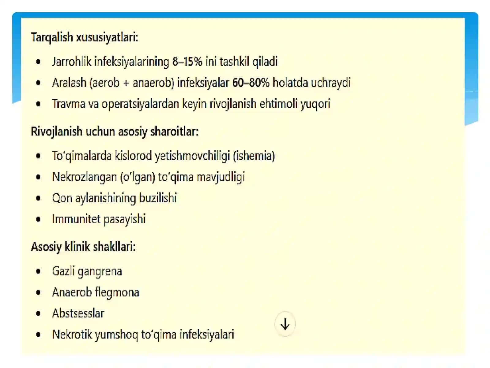 O’tkirana aerob infeksiyalar 4