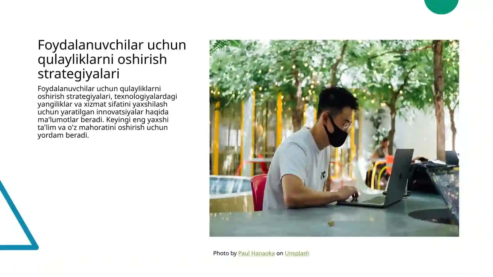 Telekommunikatsiya texnologiyalari xizmatlar sifatini yaxshilash 4